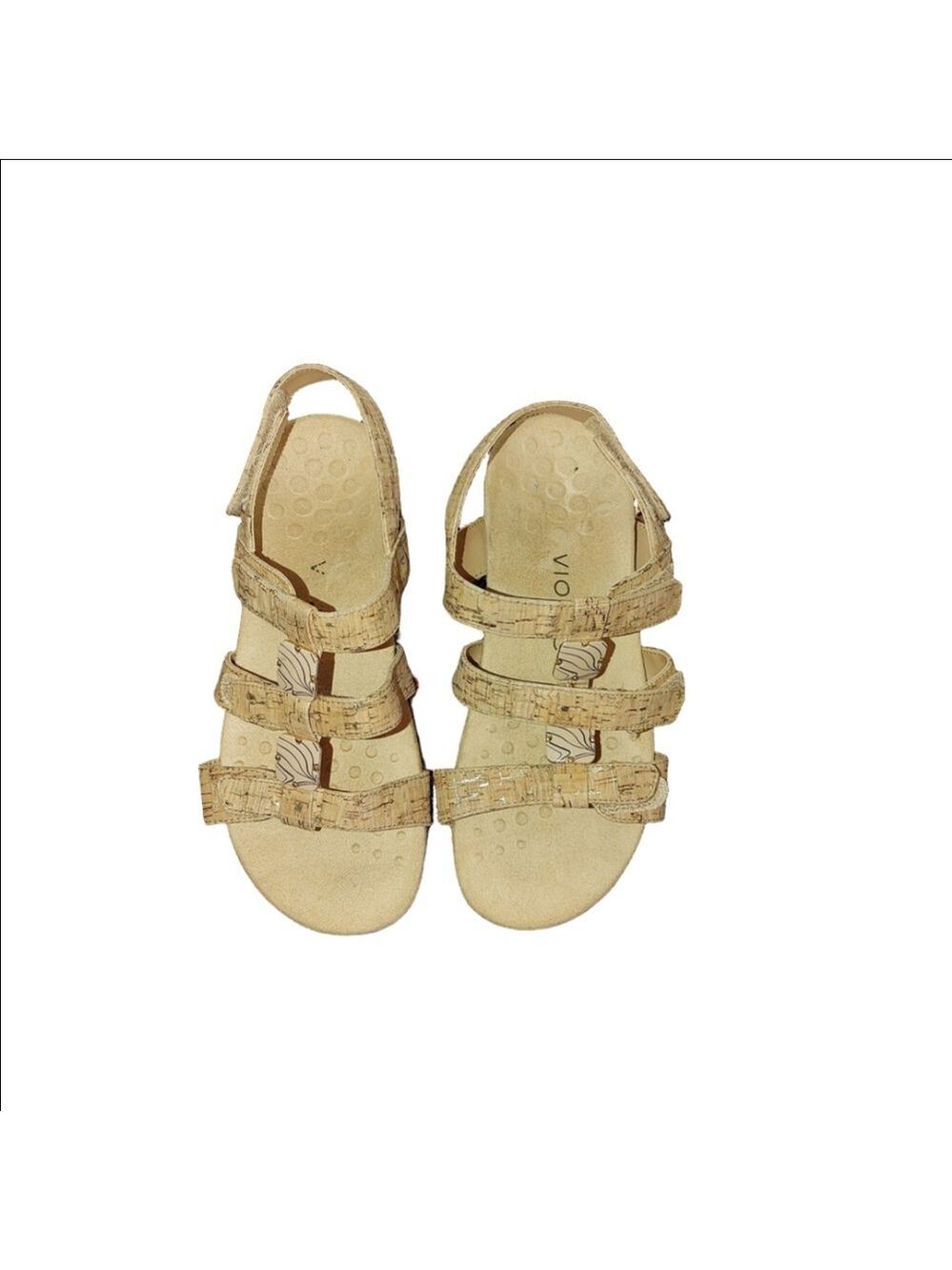 Vionic Amber Leather Sandals Size 6